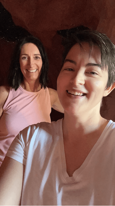 Sandy M. with Christina