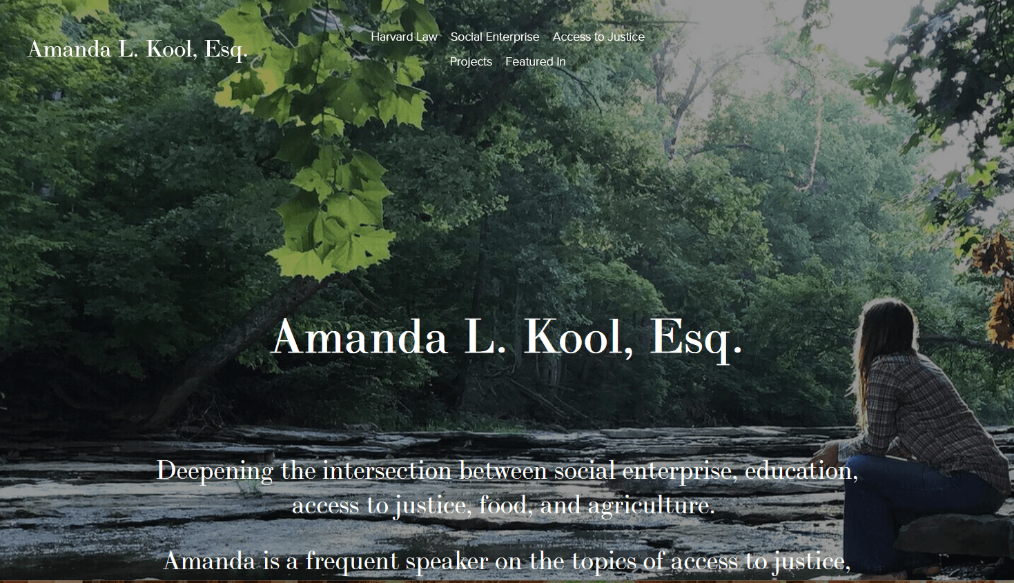 Screenshot of Amanda L. Kool