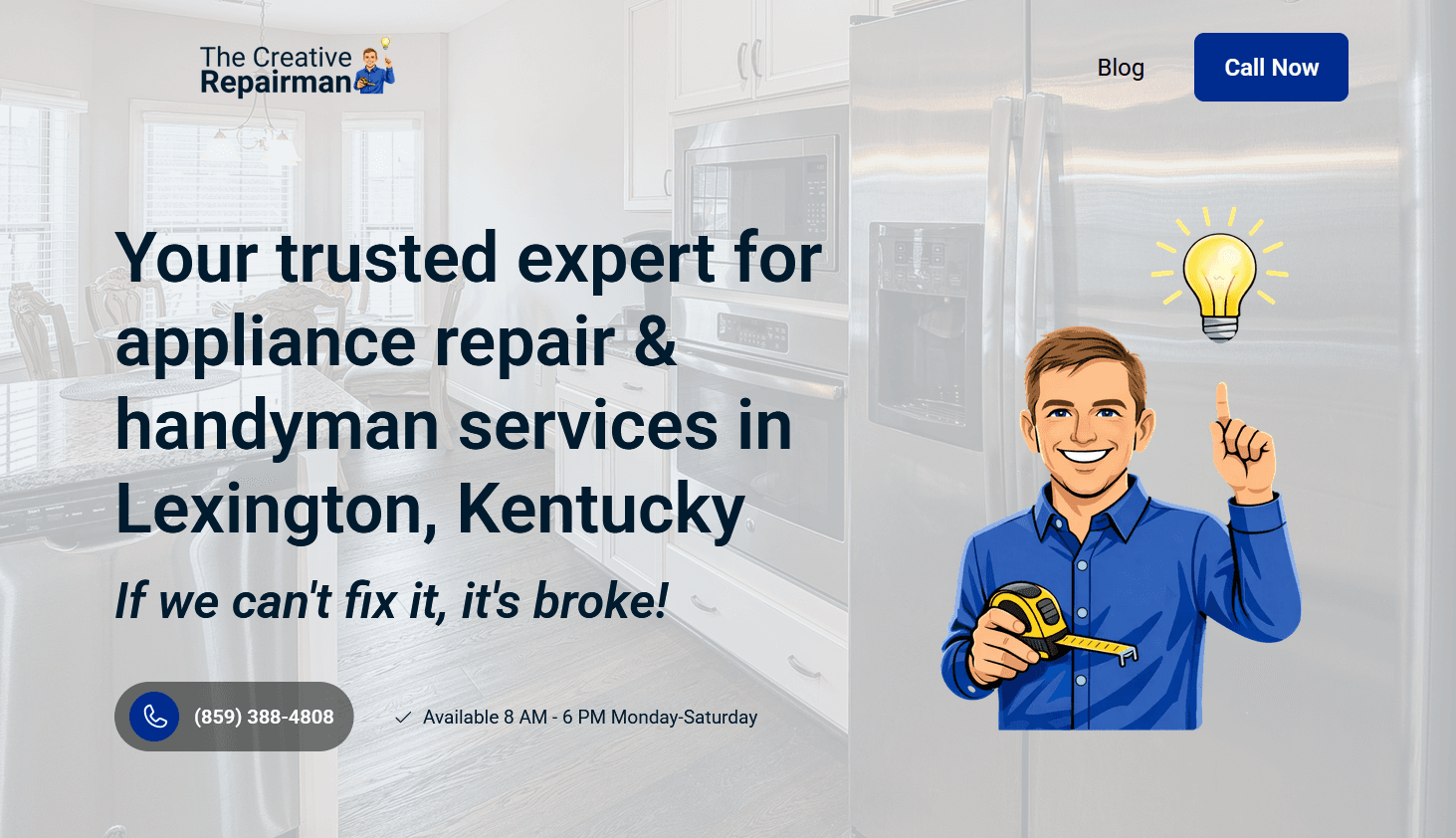 Screenshot of The Creative Repairman